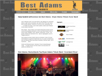 best-adams.com Webseite Vorschau