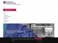 endocrinology.org Webseite Vorschau