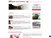 allianceanticorrida.fr Webseite Vorschau