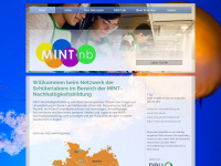 mint-nachhaltigkeitsbildung.de Webseite Vorschau