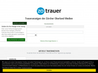 zo-trauer.ch Webseite Vorschau