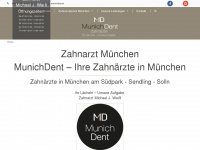 munich-dent.de Webseite Vorschau