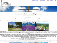francegolfpackages.com Webseite Vorschau