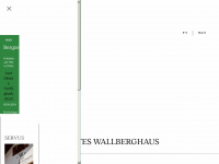 wallberg-haus.de Webseite Vorschau