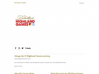 highland-games.eu Webseite Vorschau