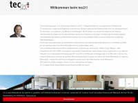 tec21.de Webseite Vorschau