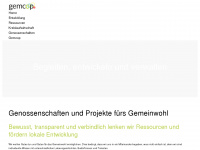 gemcop.ch Webseite Vorschau