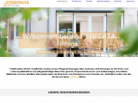 perfekta-pflege.com Webseite Vorschau