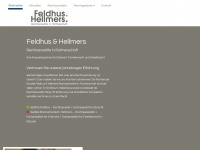 feldhus-hellmers.de Webseite Vorschau