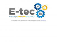 e-tec.info Webseite Vorschau