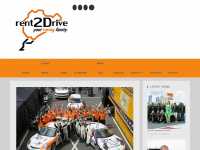 rent2drive-racing.com Webseite Vorschau