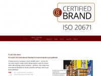 certified-brand.com Webseite Vorschau