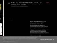 krisenevaluation.blogspot.com Webseite Vorschau