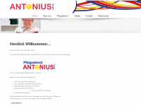 antonius-gmbh.de Webseite Vorschau