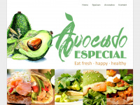 avocado-especial.de Webseite Vorschau