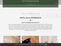 hotel-villa-grunewald.de Webseite Vorschau