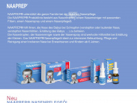 naaprep.ch Webseite Vorschau