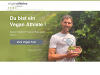 vegan-athletes.com Webseite Vorschau