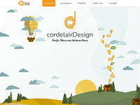 cordelairdesign.de Webseite Vorschau