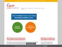 fair-arbeiten.eu Webseite Vorschau