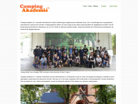 campingakademie.org Webseite Vorschau