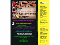 kostümverleih-burgdorf.ch Webseite Vorschau