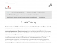 sonoabcd-verlag.org Webseite Vorschau