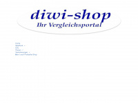 diwi-shop.de Webseite Vorschau