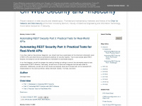 web-in-security.blogspot.com Webseite Vorschau