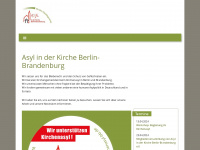 kirchenasyl-bb.de Webseite Vorschau
