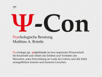 psycon.li Webseite Vorschau