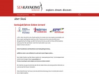 seakayakinggermany.com Webseite Vorschau