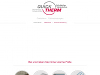 quicktherm.info Webseite Vorschau