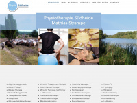 physiotherapie-strampe.de Webseite Vorschau
