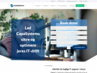 capasystems.dk Webseite Vorschau