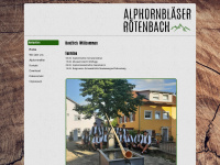 alphornblaeser-roetenbach.de Webseite Vorschau