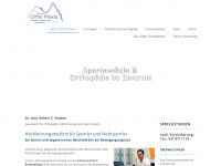 sport-und-ortho-praxis.ch Webseite Vorschau