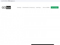 gobox.ch Webseite Vorschau