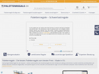palettenregale-24.de Webseite Vorschau