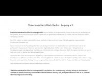malerinnennetzwerk.com Webseite Vorschau