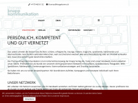 knappkomm.ch Webseite Vorschau