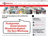 q-publikationen.ch Webseite Vorschau