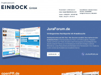 einbock.com Webseite Vorschau