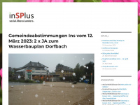 insplus.ch Webseite Vorschau