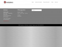 metalero.ch Webseite Vorschau