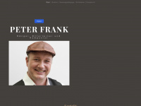 peter-frank.org Webseite Vorschau
