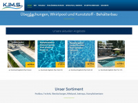 kims-poolbau.de Webseite Vorschau