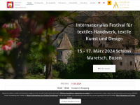 textilefestival.eu Webseite Vorschau