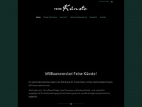 feine-kuenste.de Webseite Vorschau