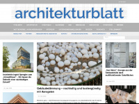 architekturblatt.de Webseite Vorschau